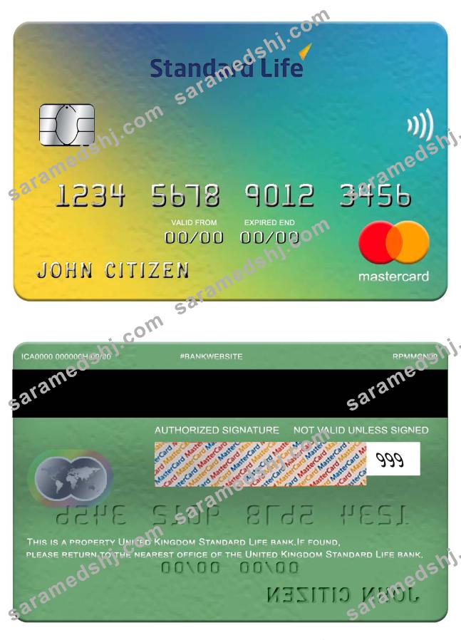 United Kingdom Standard Life bank mastercard